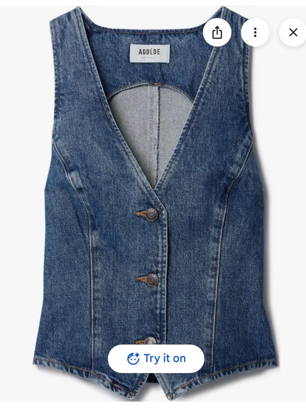 Agolde Heller Vest